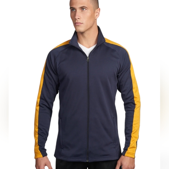 Mens Large Fleece Zip Up Jacket - Picture 1 of 4